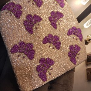 Orchid Teacozy – Handcrafted Beaded Artisanal Teapot Cover