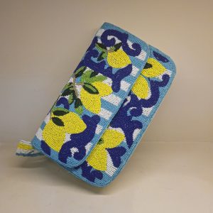 Lemon Bloom Handcrafted Clutch Bag