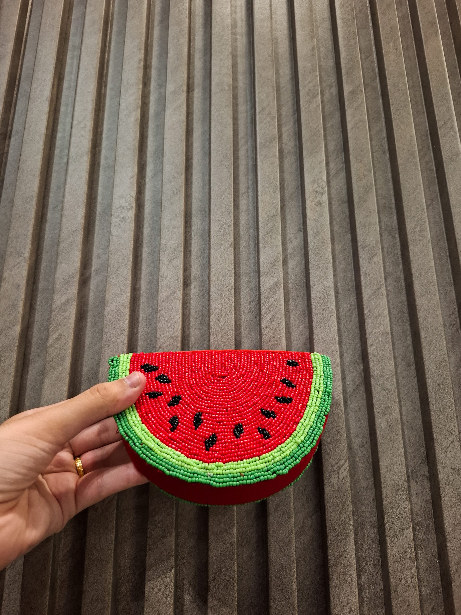 Fruit Slice Beaded Clutch Bag - Image 6