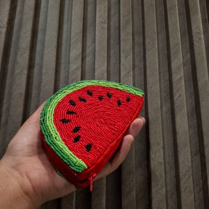 Fruit Slice Beaded Clutch Bag