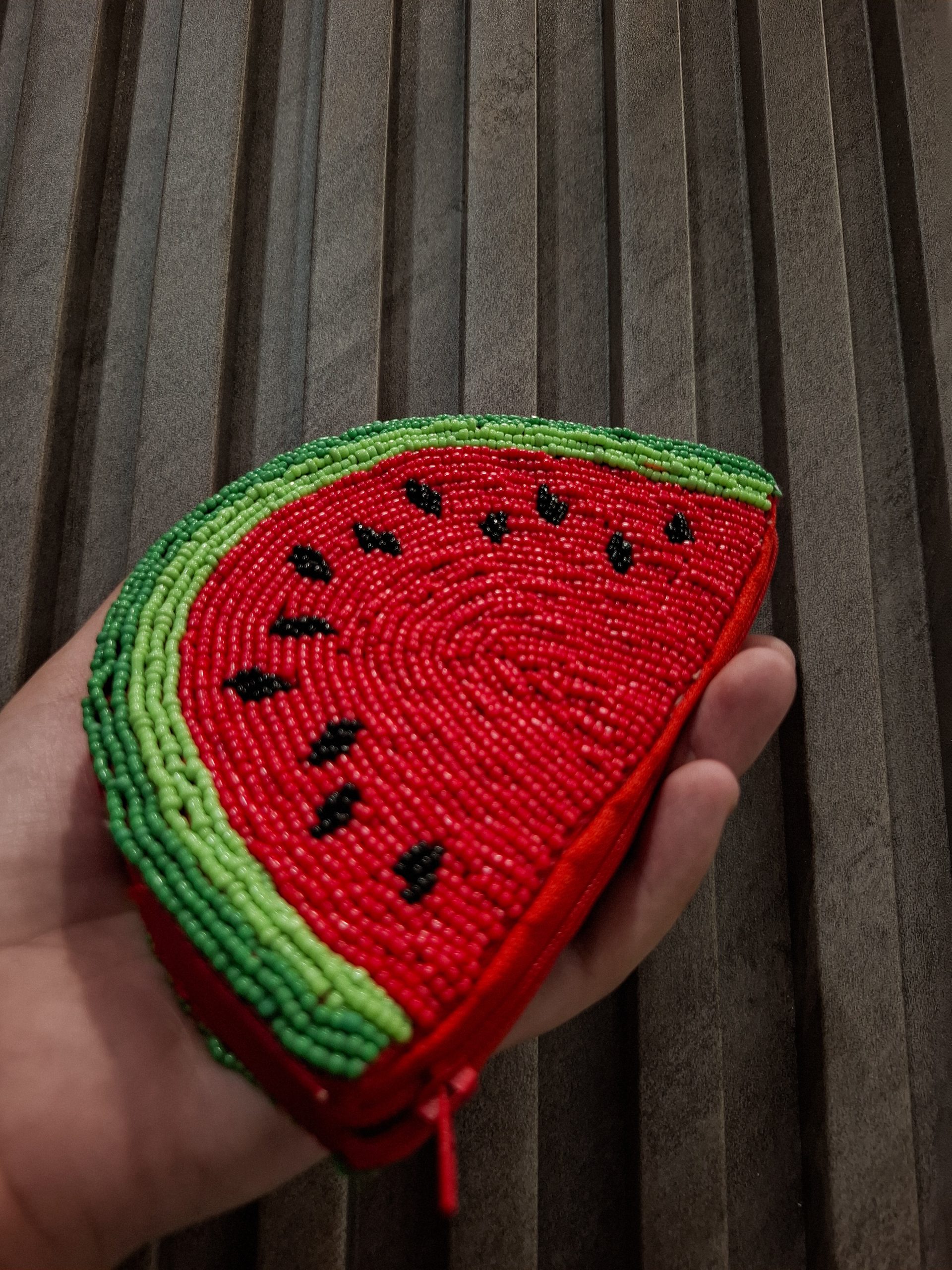 Fruit Slice Beaded Clutch Bag - Image 7