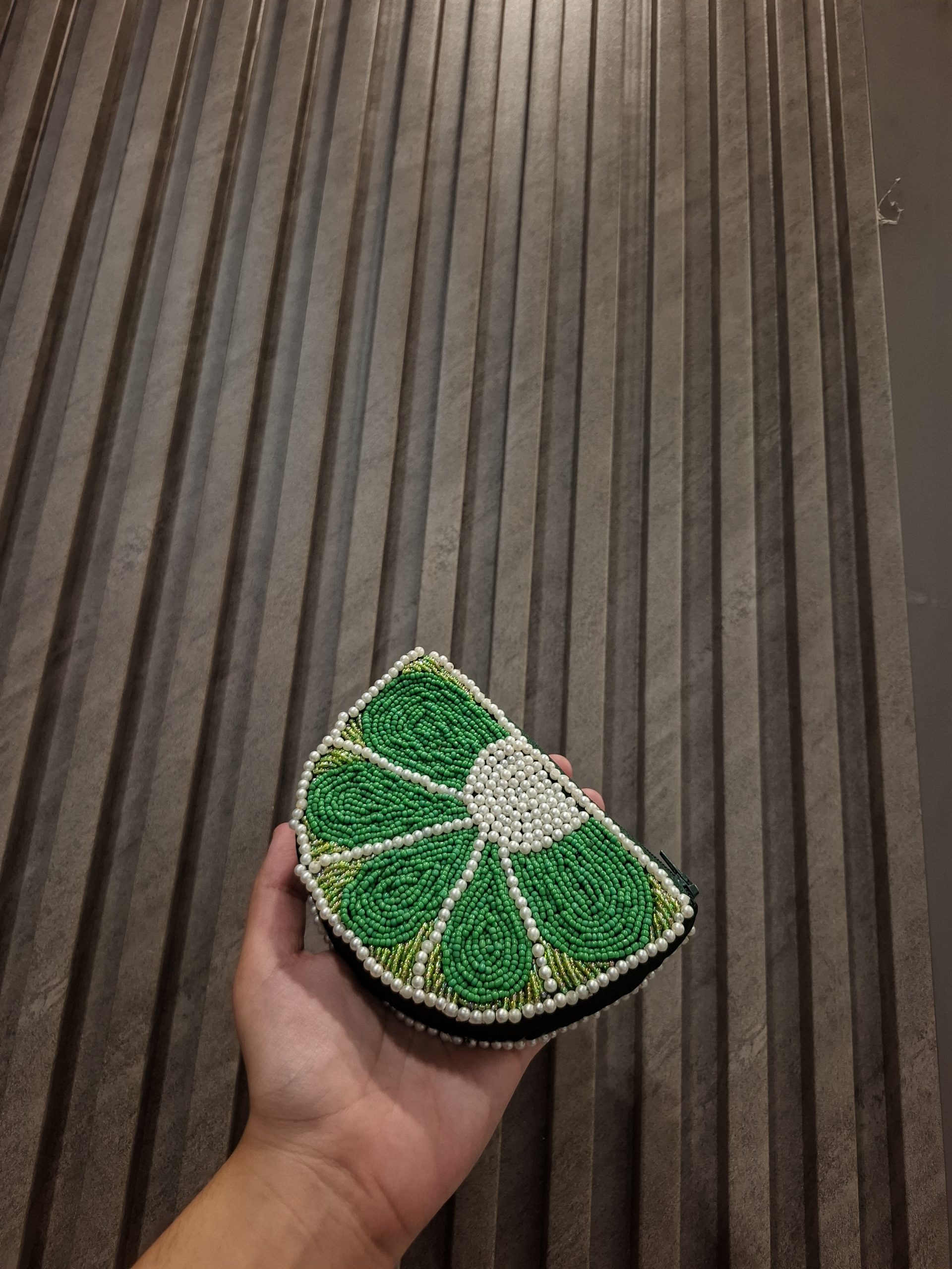 Fruit Slice Beaded Clutch Bag - Image 5